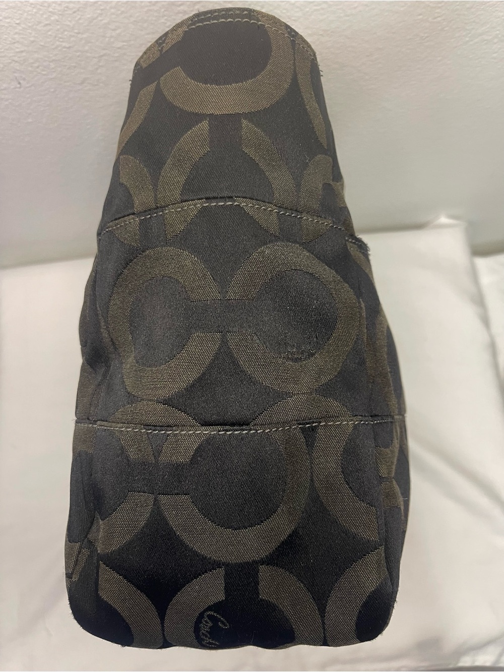 Coach Madison Tribeca 2009 Op Art Sateen Tote Style 14133 original hang tag - Picture 4 of 17